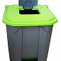 Бак для мусора с педалью Planet 50 л серо-зеленый (6816) купить