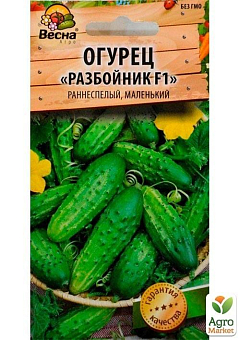 Огурец "Разбойник F1" (Новый пакет) ТМ "Весна" 0.25г13