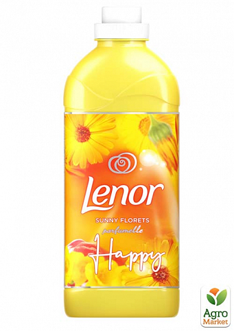 LENOR Концентрированный Кондиционер для белья Солнечные Цветы Парфюмель Счастье 1080мл
