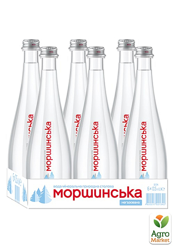 Минеральная вода Моршинская Премиум негазированная стеклянная бутылка 0,5л (упаковка 6шт)  - фото 3