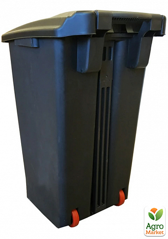 Бак для мусора с педалью Planet 50 л черный (12016) - фото 3