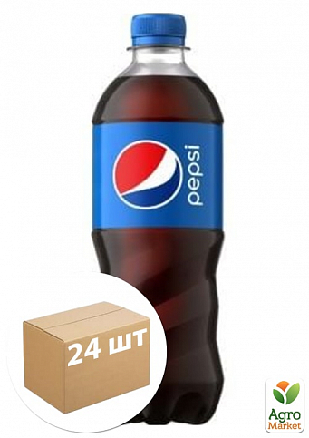Газированный напиток ТМ "Pepsi" 0,5л упаковка 24шт