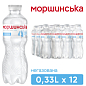 Минеральная вода Моршинская негазированная 0,33л (упаковка 12 шт)