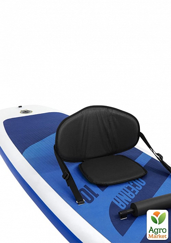 Надувна SUP дошка (борд) синя,весло,ручний насос,сумка,305х84х12см ТМ "Bestway" (65350) - фото 4
