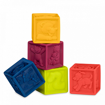 Розвиваючі силіконові кубики - ПОРАХУЙМО (10 кубиків, у сумочці) - фото 3
