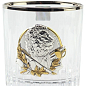 Сет хрустальных стаканов Boss Crystal "Бокали Лидер Платинум", 6 бокалов, платина, серебро, золото (B6SEN2PG)