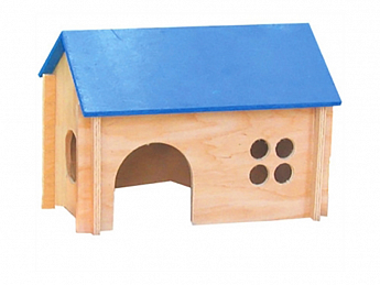 Лорі Будиночок для морських свинок дерев'яний, 25х16х18 см (2083050)
