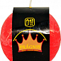 Свічка "Рустик" куля (діаметр 8 см * 45 годин) червона