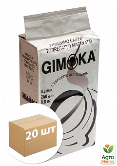 Кава мелена (Gusto Ricco Biancо) біла ТМ "GIMOKA" 250г упаковка 20шт2
