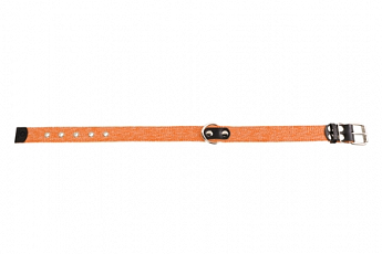 Нашийники Коллар нашийник бавовняна тасьма (ширина 25мм, довжина 41-53см) 02624 помаранчевий (3029730)
