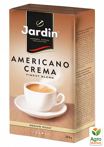 Кофе американо крэма молотый ТМ "Jardin" 250г упаковка 20 шт - фото 2