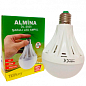 Аварійна акумуляторна LED лампа ALMINA DL-2025 цоколь E27 з акумулятором