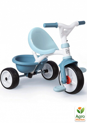 Детский металлический велосипед 3 в 1 "Би Муви. Комфорт", голубой, 68 х 52 х 101 см, 10 мес. Smoby Toys - фото 2