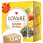 Чай пірамідками "Golden Mango" TM "Lovare" 15 пак. по 2г упаковка 12шт