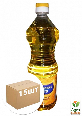 Олія соняшникова "Слов'янське Золото" 0,85 л уп. 15 шт