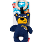 Іграшка для собак Ведмідь із пищалки GiGwi Basic, текстиль, дерево, 26 см (75500) купить