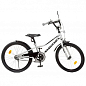 Велосипед детский PROF1 20д. Prime,SKD45,фонарь,звонок,зеркало,подножка, металлик (Y20222)
