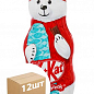 Новорічний подарунок Kit-kat (Білий ведмідь) ТМ "Nestle" 85г упаковка 12 шт