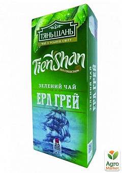 Чай зелений (Ерл Грей) пачка ТМ "Тянь-Шань" 25 пакетиків2