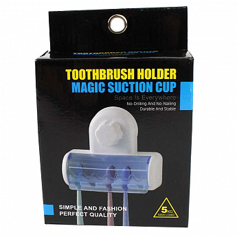 Утримувач зубних щіток закритий на присоску SKL11-132837 - фото 4