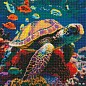 Алмазна мозаїка - Мешканці підводного світу з голограмними стразами (АВ) Ідейка AMO7617
