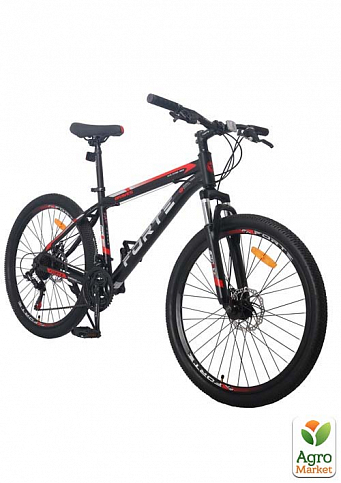 Велосипед FORTE BRAVES размер рамы 17" размер колес 26" красно-черный (117823) - фото 2