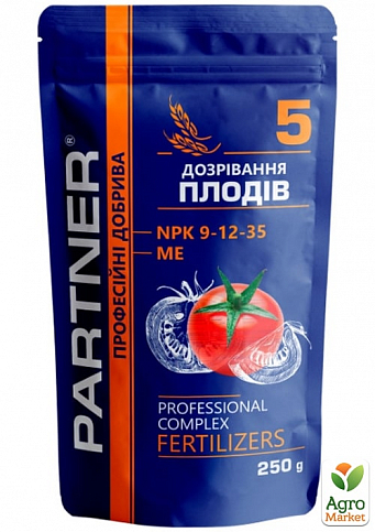 Комплексное удобрение "Созревание плодов" NPK 9.12.35+ME ТМ Partner 250 г