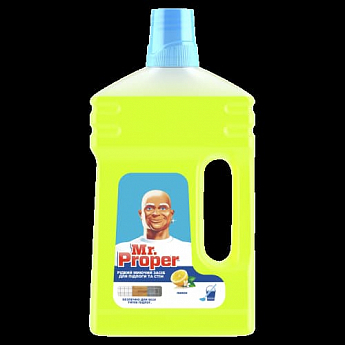 MR PROPER жидкое моющее средство для уборки полов и стен Лимон 750 мл