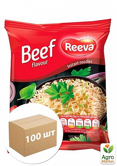 Вермішель (яловичина) ТМ "Reeva" 50г упаковка 100 шт1
