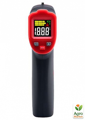 Безконтактний інфрачервоний термометр (пірометр) цв дисплей, -50-800 ℃, 12:1, EMS=0,1-1 WINTACT WT327C - фото 4