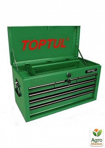 Ящик для інструментів 6 секцій 660(L)x307(W)x378(H)mm TOPTUL TBAA0601