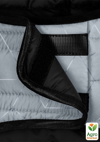 Куртка-накидка для собак WAUDOG Clothes светоотражающая, M, А 37 см, B 52-62 см, С 37-46 см (5494) - фото 3