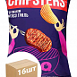 Чіпси хвилясті М'ясо гриль ТМ "CHIPSTER`S" 120г упаковка 16 шт