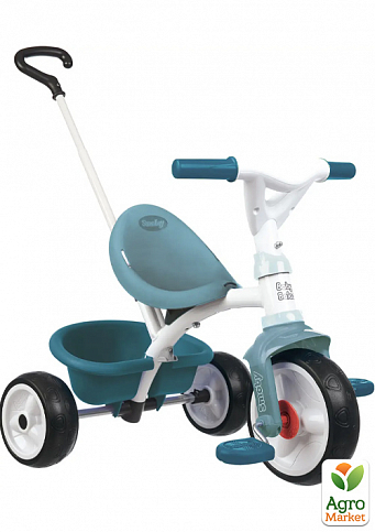 Детский металлический велосипед 2 в 1 "Би Муви", голубой, 68 х 52 х 52 см, 15 мес. Smoby Toys