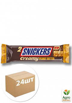 Батончик Snickers Creamy 36.5 г уп. 24 шт2