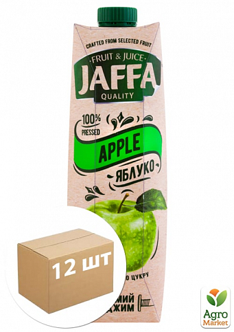 Яблочный сок NFC ТМ "Jaffa" tpa 0,95 л упаковка 12 шт