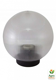 Шар диаметр 150 прозрачный призматический Lemanso PL2113 макс. 25W  + база с E27 (331116)2