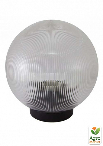Куля діаметр 150 прозора призматична Lemanso PL2113 макс. 25W + база з E27 (331116)
