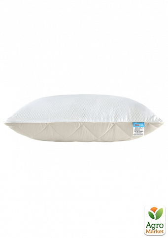 Подушка SLEEPINGG двокамерна 50*70 см білий/світло-сірий