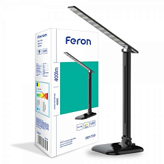 Настільний світлодіодний світильник Feron DE1725 9 W 4000K чорний1