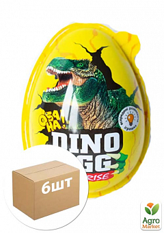 Яйцо - сюрприз DINO EGG  упаковка 6шт 2