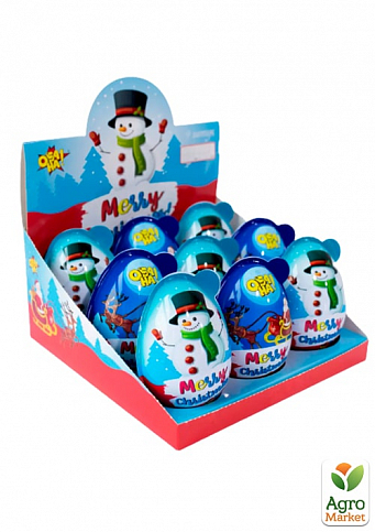 Яйцо- сюрприз Merry Christmas ТМ"ОБАНА" упаковка 9шт - фото 3