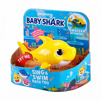 Интерактивная игрушка для ванны ROBO ALIVE серии "Junior" - BABY SHARK - фото 4