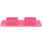 Миска складная WAUDOG Silicone,385х230х50 мм розовый (50807) цена