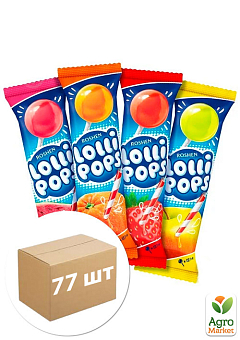 Карамель (фруктово-ягідний смак) РЦ ТМ "LolliPops" 12,7г упаковка 77шт1