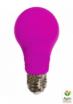 LM3086 Лампа LED Lemanso 7W A60 E27 175-265V рожева (558649)2