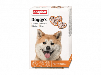 Beaphar Doggy's Mix Вітамінізовані ласощі для собак, 145 табл. 145 г (1256850)