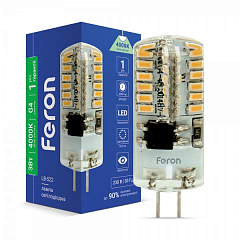 Светодиодная лампа Feron LB-522 3W 230V G4 4000K (25554)1