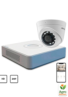Комплект видеонаблюдения Hikvision HD KIT 1x2MP INDOOR2