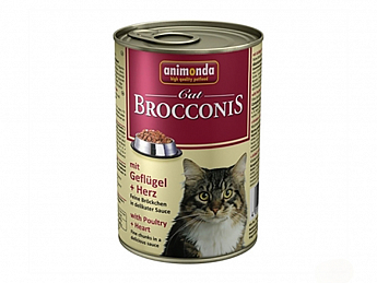 Animonda Brocconis Влажный корм для кошек, мясо домашней птицы и сердце  400 г (8337760)